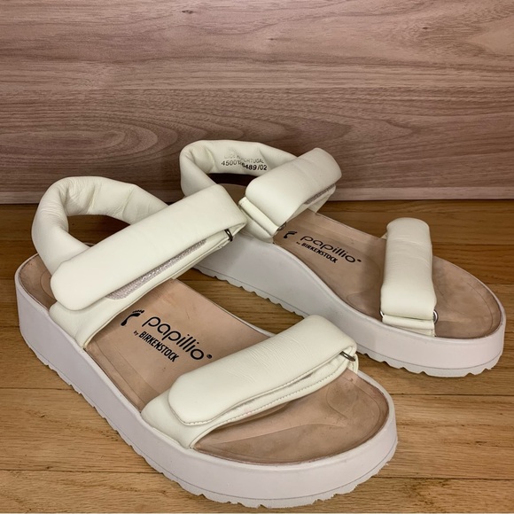 Birkenstock Women's Theda Strappy Slingback Platform Wedge Sandals - Size 39 - Picture 2 of 7